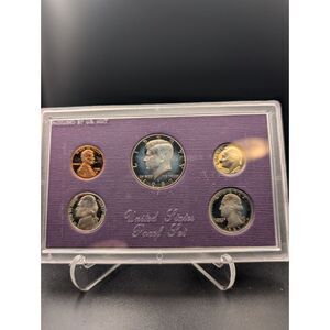1987 U.S. Mint Proof Set – Sealed – Mirror Finish Coins – Purple Pack